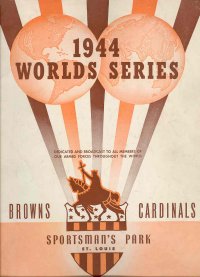 1944 World Series Program