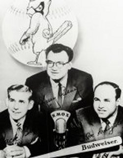 Jack Buck, Harry Caray, and Joe Garagiola