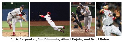 Carpenter, Edmonds, Pujols, and Rolen