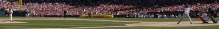 First Pitch at the new Busch Stadium