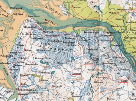 Map Showing Lamstedt