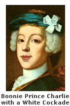 Bonnie Prince Charlie with a White Cockade